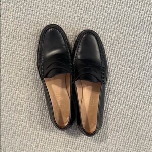 Black Leather Loafers